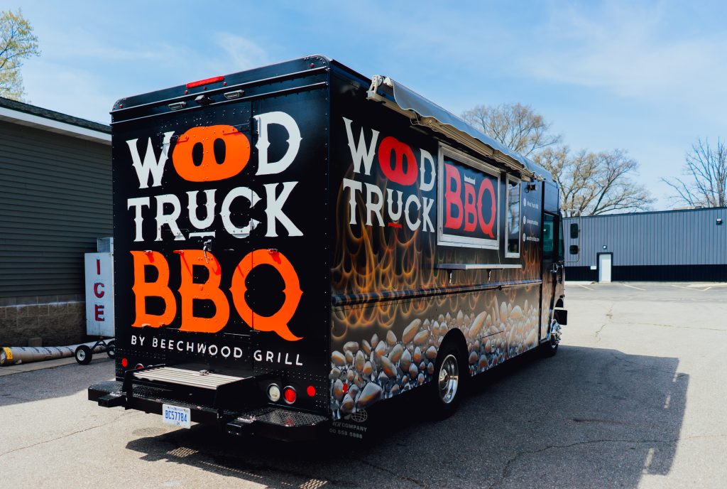 Wood Truck BBQ food truck photo