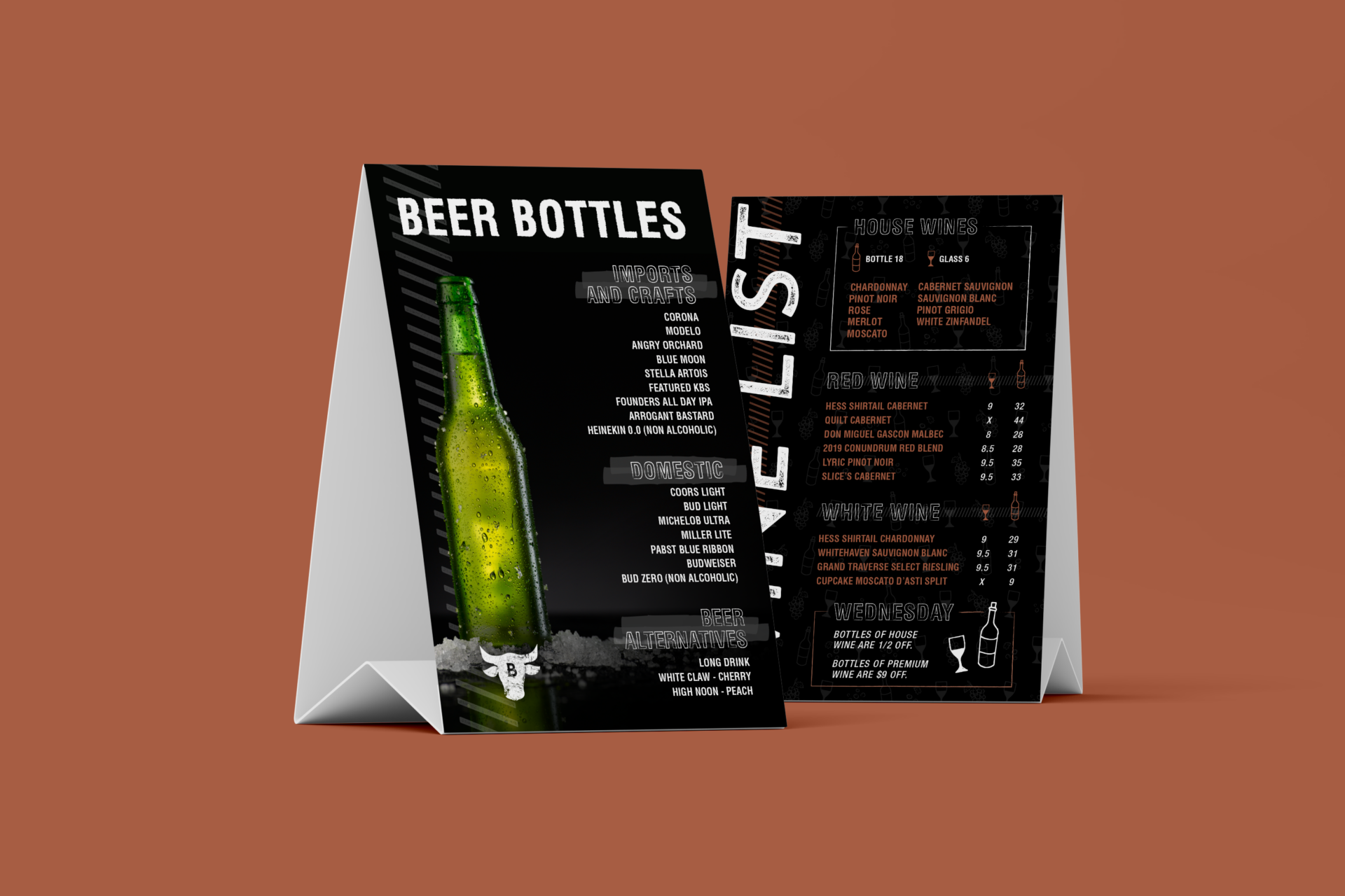 BWG Beer table tent