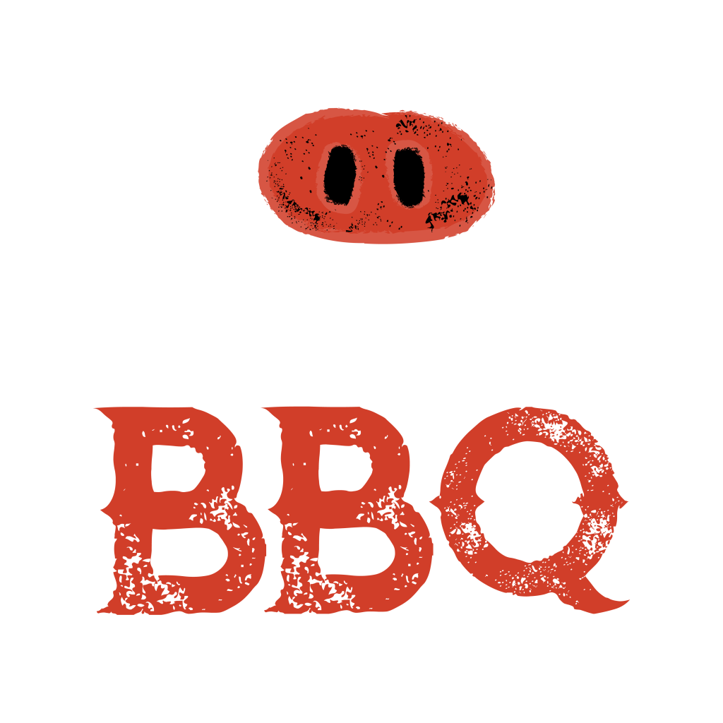 Wood Truck BBQ white and red