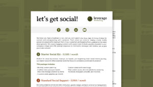 New Social Packages